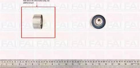 FAI AutoParts T9560 - Натяжной ролик, зубчатый ремень ГРМ autospares.lv