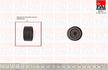 FAI AutoParts T9519 - Направляющий ролик, зубчатый ремень ГРМ autospares.lv