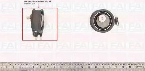 FAI AutoParts T9581 - Натяжной ролик, зубчатый ремень ГРМ autospares.lv