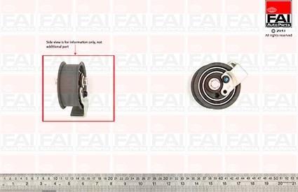 FAI AutoParts T9525 - Натяжной ролик, зубчатый ремень ГРМ autospares.lv