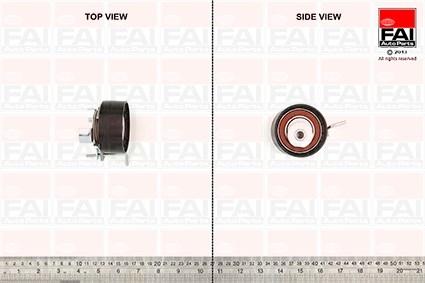 FAI AutoParts T9818 - Натяжной ролик, зубчатый ремень ГРМ autospares.lv