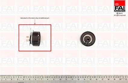 FAI AutoParts T9398 - Натяжной ролик, зубчатый ремень ГРМ autospares.lv