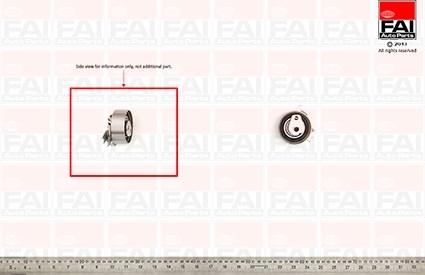FAI AutoParts T9301 - Натяжной ролик, зубчатый ремень ГРМ autospares.lv