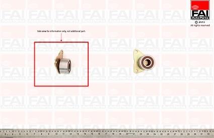 FAI AutoParts T9303 - Направляющий ролик, зубчатый ремень ГРМ autospares.lv