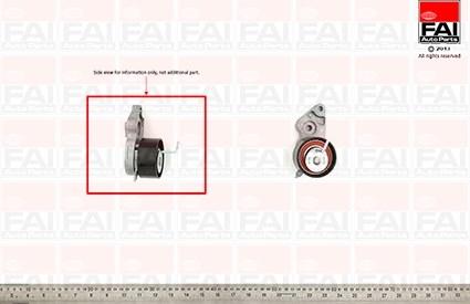 FAI AutoParts T9315 - Натяжной ролик, зубчатый ремень ГРМ autospares.lv