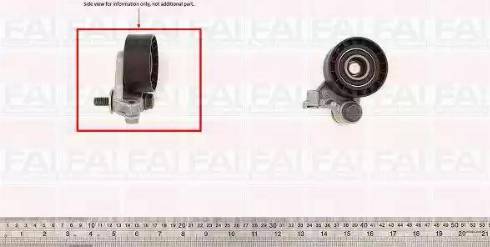 FAI AutoParts T9316 - Натяжной ролик, зубчатый ремень ГРМ autospares.lv