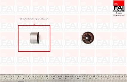 FAI AutoParts T9380 - Направляющий ролик, зубчатый ремень ГРМ autospares.lv