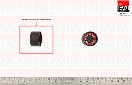 FAI AutoParts T9335 - Натяжной ролик, зубчатый ремень ГРМ autospares.lv