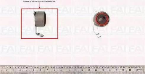 FAI AutoParts T9325 - Натяжной ролик, зубчатый ремень ГРМ autospares.lv