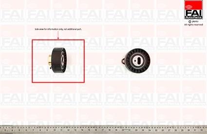 FAI AutoParts T9245 - Натяжной ролик, зубчатый ремень ГРМ autospares.lv