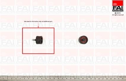 FAI AutoParts T9247 - Направляющий ролик, зубчатый ремень ГРМ autospares.lv