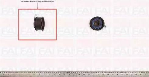 FAI AutoParts T9254 - Натяжной ролик, зубчатый ремень ГРМ autospares.lv