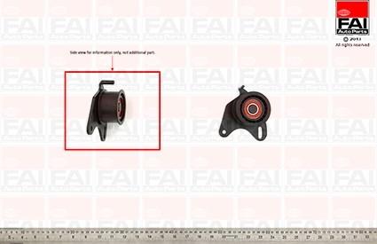 FAI AutoParts T9256 - Натяжной ролик, зубчатый ремень ГРМ autospares.lv