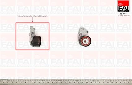 FAI AutoParts T9266 - Натяжной ролик, зубчатый ремень ГРМ autospares.lv