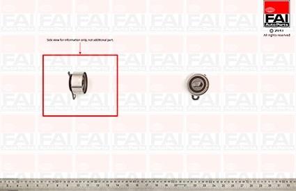 FAI AutoParts T9288 - Натяжной ролик, зубчатый ремень ГРМ autospares.lv