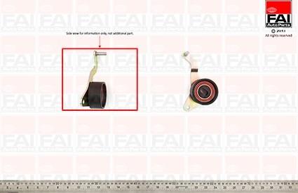 FAI AutoParts T9283 - Натяжной ролик, зубчатый ремень ГРМ autospares.lv