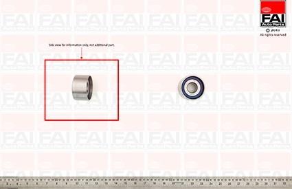 FAI AutoParts T9278 - Натяжной ролик, зубчатый ремень ГРМ autospares.lv