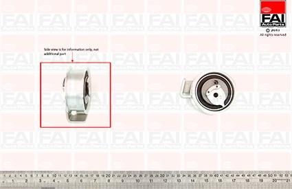 FAI AutoParts T9774 - Натяжной ролик, зубчатый ремень ГРМ autospares.lv