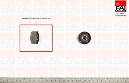 FAI AutoParts T6910 - Направляющий ролик, зубчатый ремень ГРМ autospares.lv
