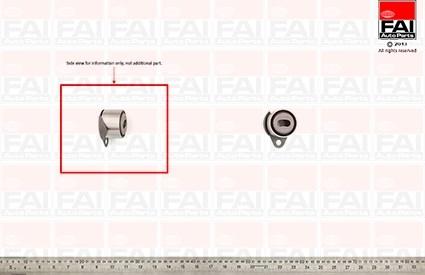 FAI AutoParts T6440 - Натяжной ролик, зубчатый ремень ГРМ autospares.lv