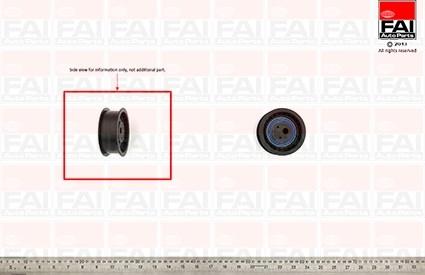 FAI AutoParts T6810 - Натяжной ролик, зубчатый ремень ГРМ autospares.lv