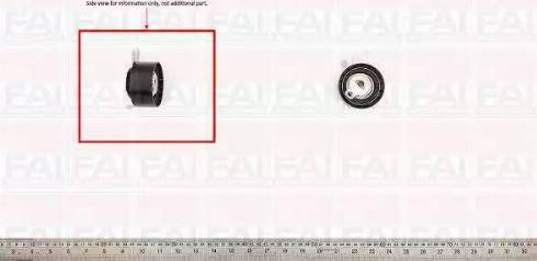 FAI AutoParts T1168 - Натяжной ролик, зубчатый ремень ГРМ autospares.lv