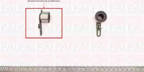 FAI AutoParts T1754 - Натяжной ролик, зубчатый ремень ГРМ autospares.lv