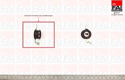 FAI AutoParts T8656 - Натяжной ролик, зубчатый ремень ГРМ autospares.lv