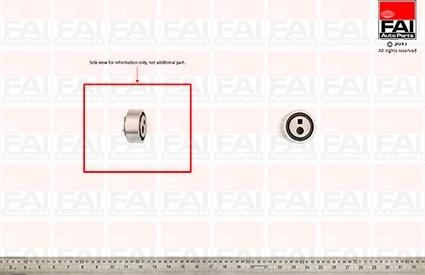 FAI AutoParts T2919 - Натяжной ролик, зубчатый ремень ГРМ autospares.lv