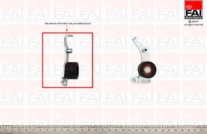 FAI AutoParts T2933 - Натяжной ролик, зубчатый ремень ГРМ autospares.lv