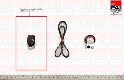 FAI AutoParts TBK450 - Комплект зубчатого ремня ГРМ autospares.lv