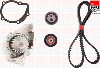 FAI AutoParts TBK412-6242 - Водяной насос + комплект зубчатого ремня ГРМ autospares.lv