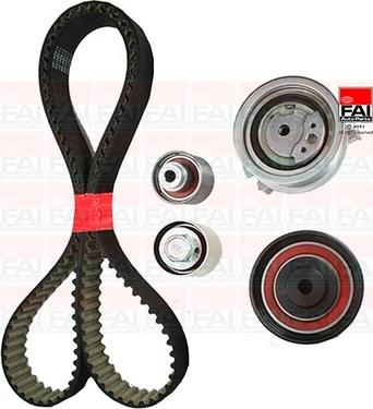 FAI AutoParts TBK486 - Комплект зубчатого ремня ГРМ autospares.lv