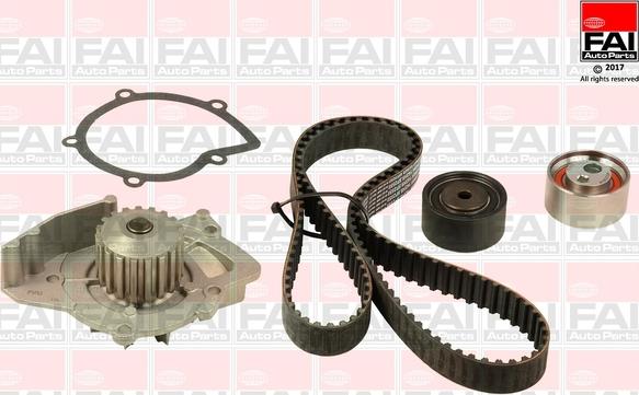 FAI AutoParts TBK480-6310 - Водяной насос + комплект зубчатого ремня ГРМ autospares.lv