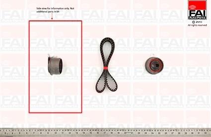 FAI AutoParts TBK425 - Комплект зубчатого ремня ГРМ autospares.lv