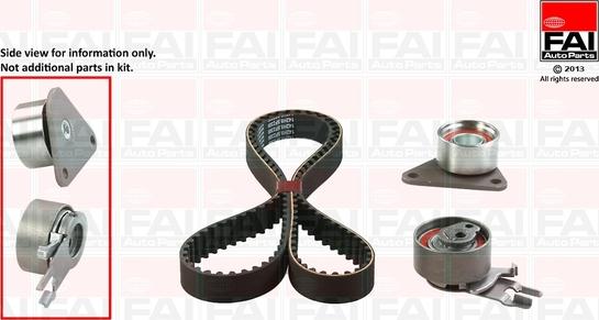 FAI AutoParts TBK478 - Комплект зубчатого ремня ГРМ autospares.lv