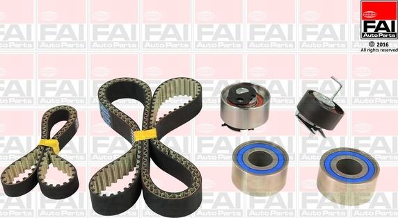 FAI AutoParts TBK542 - Комплект зубчатого ремня ГРМ autospares.lv