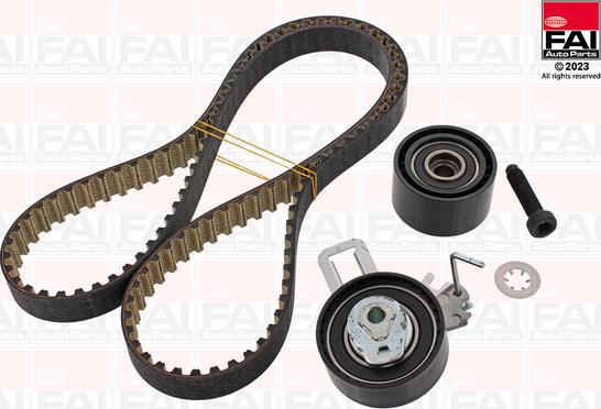 FAI AutoParts TBK557 - Комплект зубчатого ремня ГРМ autospares.lv