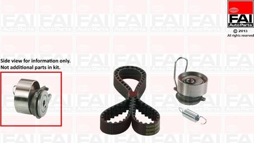 FAI AutoParts TBK501 - Комплект зубчатого ремня ГРМ autospares.lv