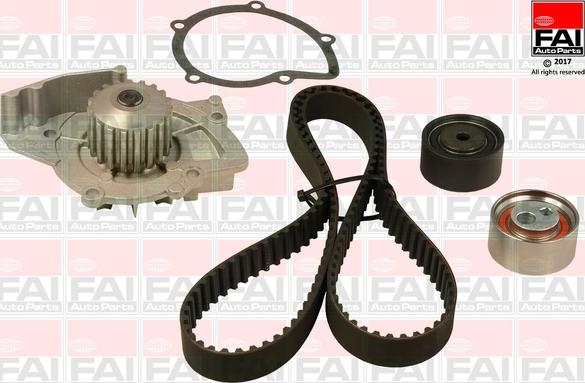 FAI AutoParts TBK511-6310 - Водяной насос + комплект зубчатого ремня ГРМ autospares.lv