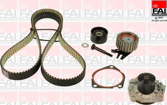 FAI AutoParts TBK535-6332 - Водяной насос + комплект зубчатого ремня ГРМ autospares.lv