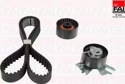 FAI AutoParts TBK537 - Комплект зубчатого ремня ГРМ autospares.lv