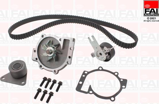 FAI AutoParts TBK521-3090 - Водяной насос + комплект зубчатого ремня ГРМ autospares.lv