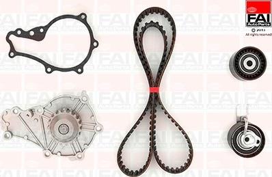 FAI AutoParts TBK190-6318 - Водяной насос + комплект зубчатого ремня ГРМ autospares.lv