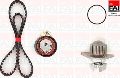 FAI AutoParts TBK144-6344 - Водяной насос + комплект зубчатого ремня ГРМ autospares.lv