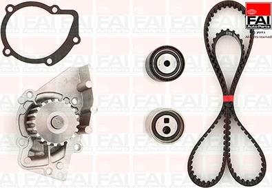 FAI AutoParts TBK111-6242 - Водяной насос + комплект зубчатого ремня ГРМ autospares.lv