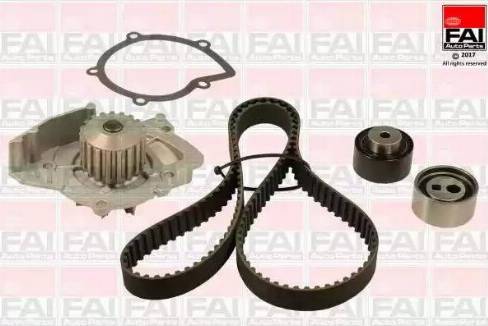 FAI AutoParts TBK186-6310 - Водяной насос + комплект зубчатого ремня ГРМ autospares.lv