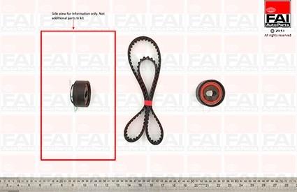 FAI AutoParts TBK137 - Комплект зубчатого ремня ГРМ autospares.lv