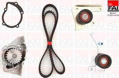 FAI AutoParts TBK39-6083 - Водяной насос + комплект зубчатого ремня ГРМ autospares.lv