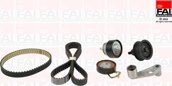 FAI AutoParts TBK346 - Комплект зубчатого ремня ГРМ autospares.lv